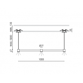 6,3W LED pakabinamas...