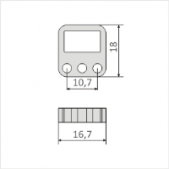 LED juostos profilio SLIM8...