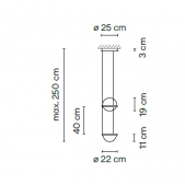 2x4,6W LED pakabinamas...