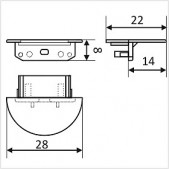 LED juostos profilio...