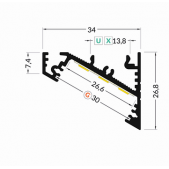 LED juostos profilis...