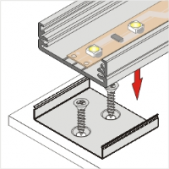LED juostos profilio...