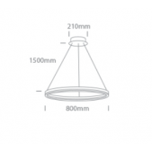 60W LED pakabinamas...
