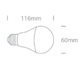 9W LED lemputė TUYA/SMART...