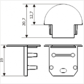 LED juostos profilio DEEP10...
