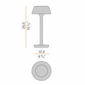 2W LED įkraunamas stalo...