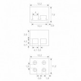 Jungtis, skirta 10mm pločio...