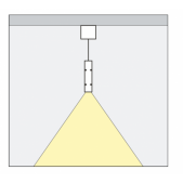 80W LED pakabinamas...