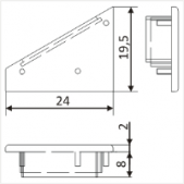 LED juostos profilio...