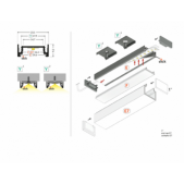 LED juostos paviršinis...