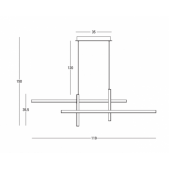 41W LED pakabinamas...