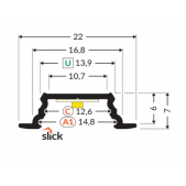 LED juostos profilis...