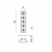 10,5W LED įleidžiamas...
