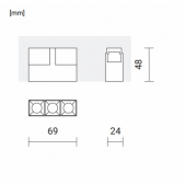 5W šviestuvas į magnetines...