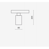 12,8W LED akcentinis...