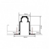 Užglaistomas magnetinės...