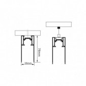 Magnetinis bėgelis OPTONICA...