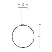 24W LED pakabinamas...