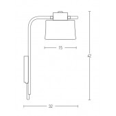 Sieninis šviestuvas, E14,...