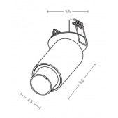 11W LED įleidžiamas...