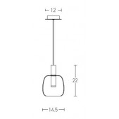 5W LED pakabinamas...