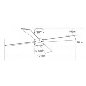 Ventiliatorius su 15W LED...
