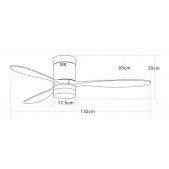 Ventiliatorius su 15W LED...
