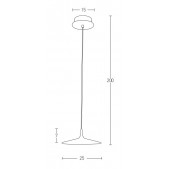 8W LED pakabinamas...