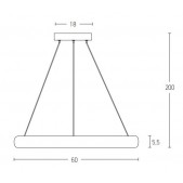50W LED pakabinamas...