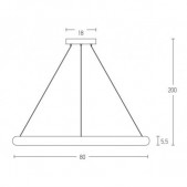 60W LED pakabinamas...
