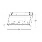 10W LED šviestuvas į...
