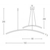 48W LED pakabinamas...