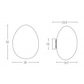 5W LED sieninis šviestuvas,...