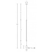 22W LED pakabinamas...
