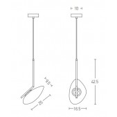 5W LED pakabinamas...