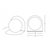 Sieninis šviestuvas, G9,...