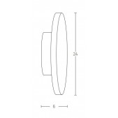 10W LED sieninis...