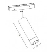 7W LED šviestuvas į...
