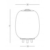 Stalo šviestuvas, G9, aukso...