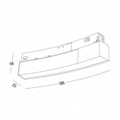 8W LED šviestuvas į lenktus...