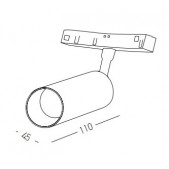 8W LED šviestuvas į...