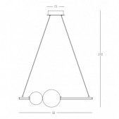 11W LED pakabinamas...