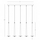 15W LED pakabinamas...