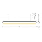 45W LED pakabinamas...