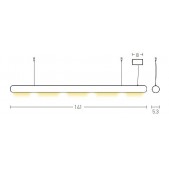 50W LED pakabinamas...