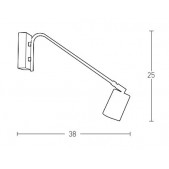 Sieninis šviestuvas, GU10,...