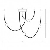 42W LED pakabinamas...