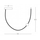 18W LED pakabinamas...