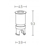 3W LED įleidžiamas į žemę...