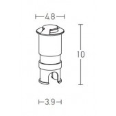 3W LED įleidžiamas į žemę...